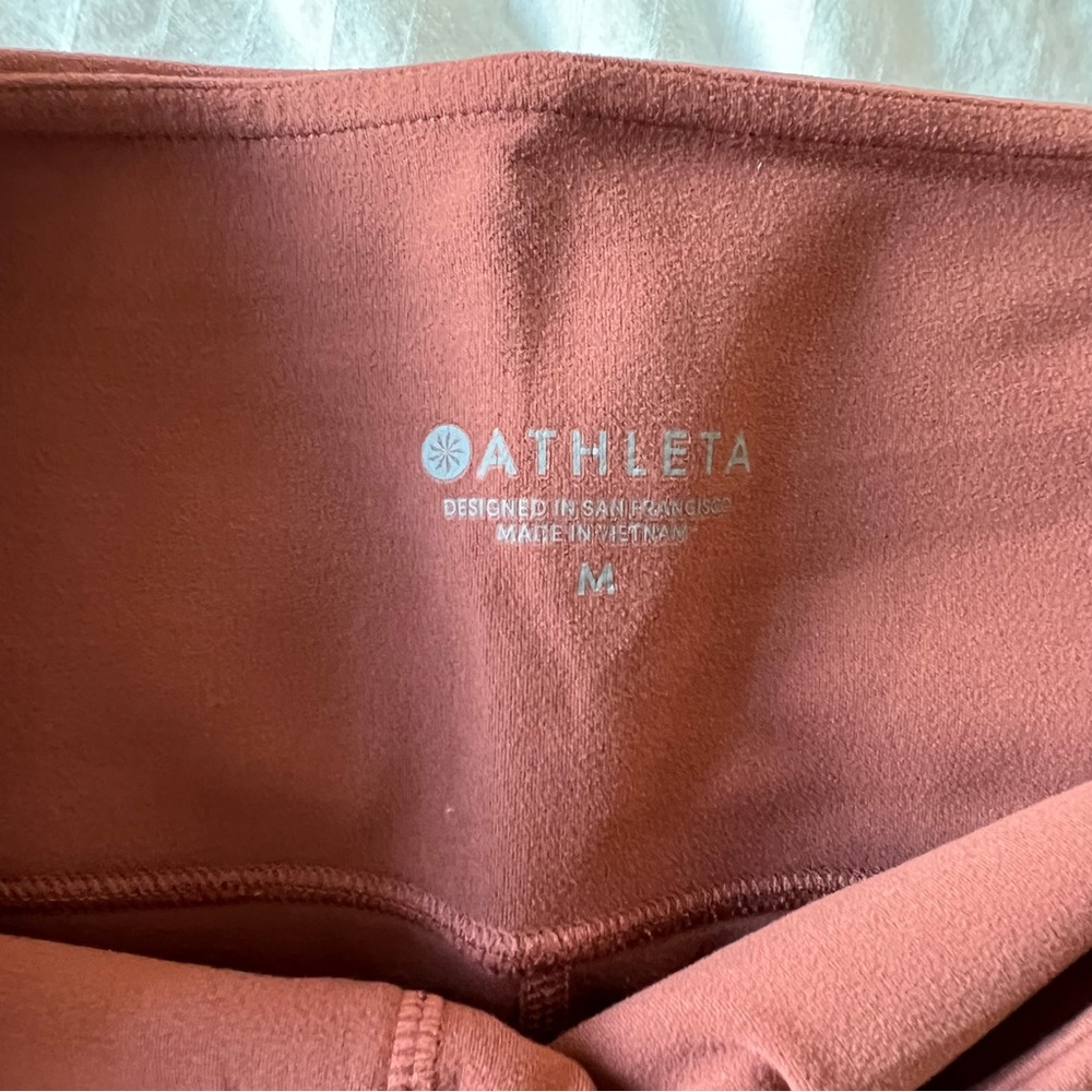 Athleta leggings size m terracotta